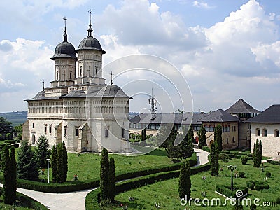 Cetatuia Monastery Stock Photo
