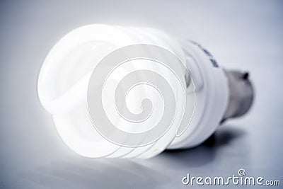 CFL light bulb Stock Photo