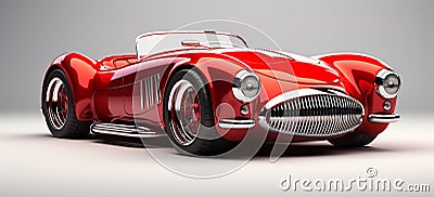 A CG render of a beautiful sport car 3d model Stock Photo