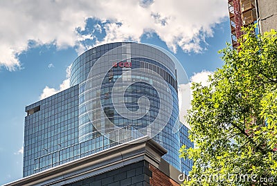 CGI building Montreal Editorial Stock Photo