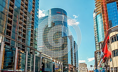 CGI building Montreal Editorial Stock Photo