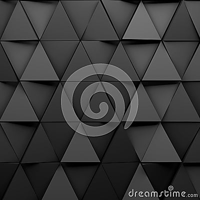 CGI 3d rendering triangular abstract wallpaper background Stock Photo