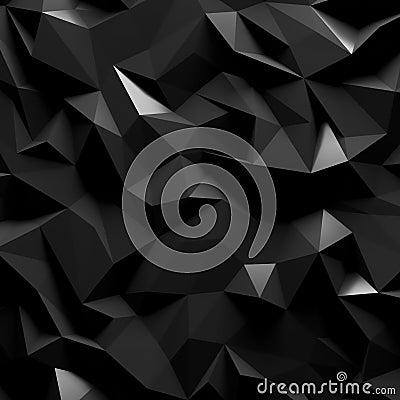 CGI 3d rendering triangular abstract wallpaper background Stock Photo