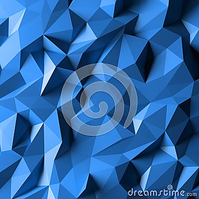 CGI 3d rendering triangular abstract wallpaper background Stock Photo