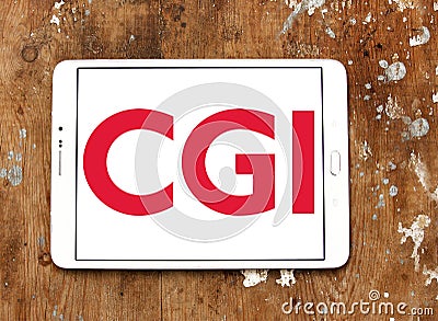 CGI Group logo Editorial Stock Photo