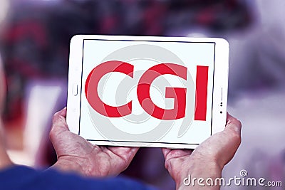 CGI Group logo Editorial Stock Photo