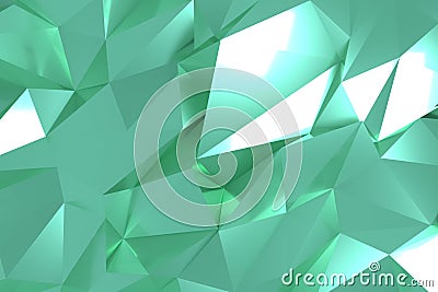 CGI, random geometric, backdrop for design texture, background. 3D render. Cartoon Illustration