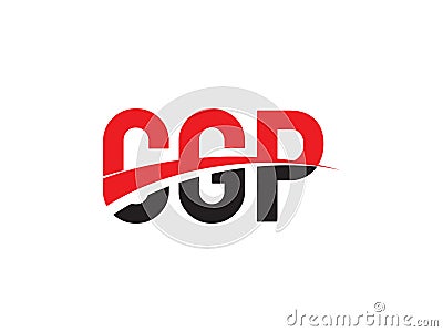 CGP Letter Initial Logo Design Vector Illustration Vector Illustration