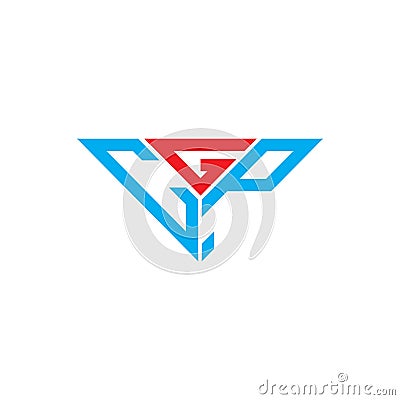 CGP letter logo creative design with vector graphic, Vector Illustration