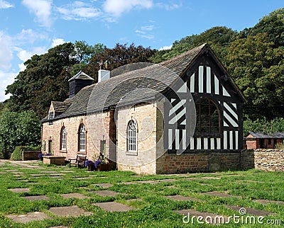 Chadkirk Chapel Stock Photo