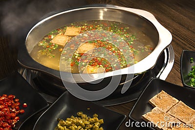 Chafing dish Stock Photo