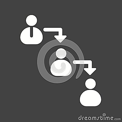 Chain of Command Vector Illustration