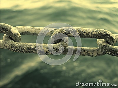 Rusty Chain Stock Photo