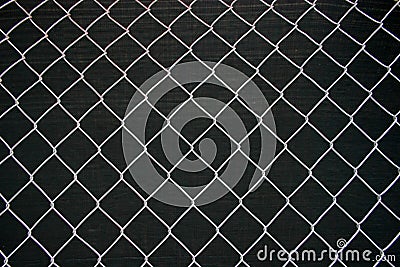 Chain Link Fence Stock Photo