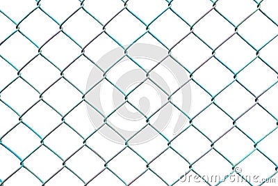 Chain Link Fence Stock Photo