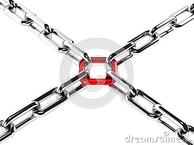 Chain link Stock Photo