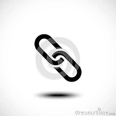 Chain link icon Vector Illustration