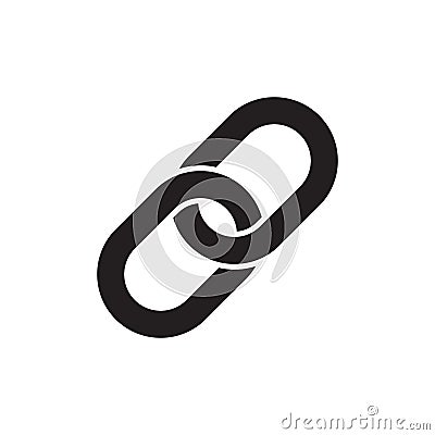 Chain, link icon vector Vector Illustration