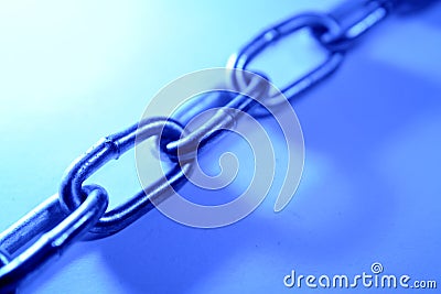 Chain links Stock Photo