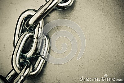 Chain links Stock Photo