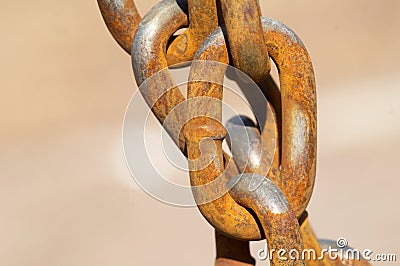Chain links Stock Photo