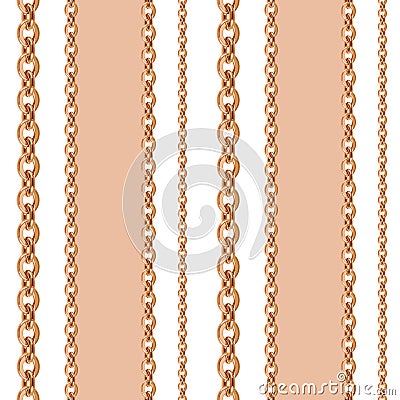 Chain print. Retro style luxary background Stock Photo