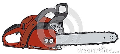 Chain saw Vector Illustration