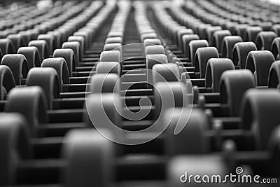 The chain and shaft drive Line Conveyor Stock Photo