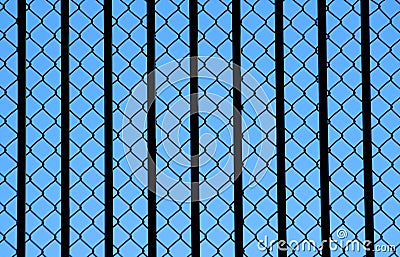 Chainlink fence background texture Stock Photo