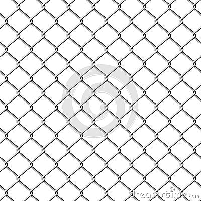 Chainlink fence. Seamless illustration. Vector Illustration