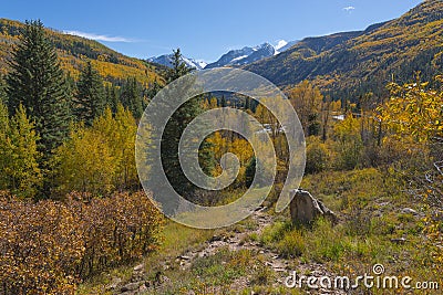 Chair Mountain Elk Mountain Range Gunnison County Stock Photo