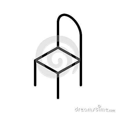 Chair sign icon. Office chair symbol Vector Illustration