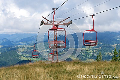 Chairlift Stock Photo