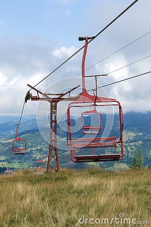 Chairlift Stock Photo