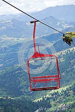 Chairlift Stock Photo