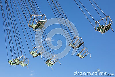 Carousel in motion Stock Photo