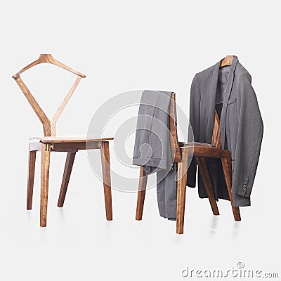 Beautiful unique design chair image, Modern style chair image Stock Photo