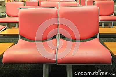 Chairs for passengers Stock Photo