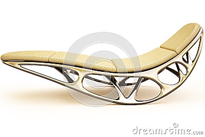 Chaise lounge Stock Photo