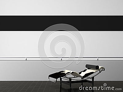 Chaise lounge Stock Photo