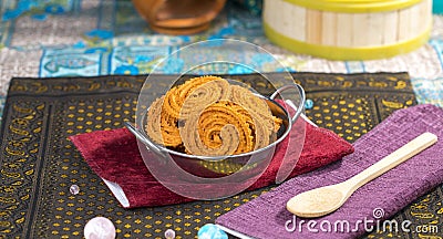 Chakali Snack Stock Photo