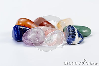 Chakra balancing stones Stock Photo