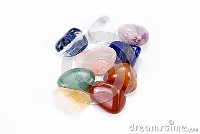 Chakra balancing stones Stock Photo