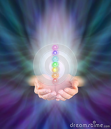 Chakra Healer Stock Photo