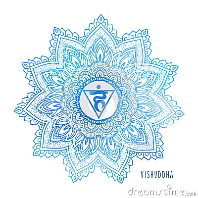 Chakras coloring vector illustration. Chakra symbol. Red Color. For logo yoga healing, meditation, kundalini. Vector Illustration