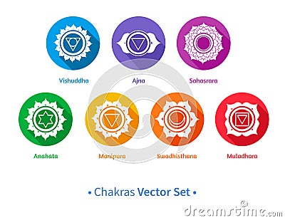 Chakras Vector Illustration