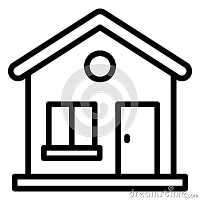 Chalet, home Vector Icon which can easily edit Vector Illustration