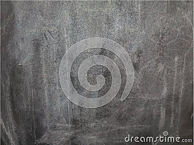 Chalk black empty blackboard Vector Illustration