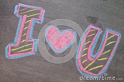 Chalk hand drawing alphabet, Stock Photo