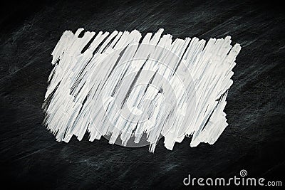 Chalk scribble on a Blackboard Stock Photo